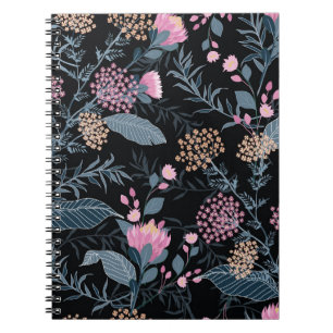 Carnet Flora d'été Fleurs de jardin florissantes