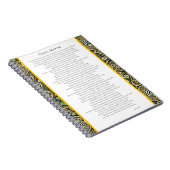 Carnet Floraison Celtique (Côté Droit)