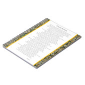 Carnet Floraison Celtique (Côté gauche)