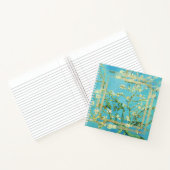 Carnet Floraison d'amande Van Gogh avec poussière d'or (Intérieur)