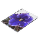 Carnet Floraison de violette africaine (Côté gauche)