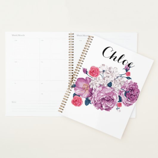 Carnet FLORAL (Devant avec enveloppe)