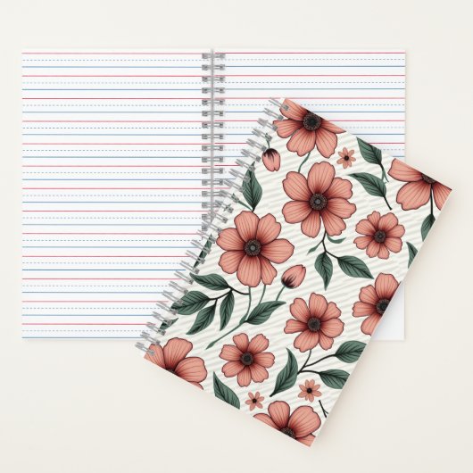 Carnet floral (À l'intérieur)