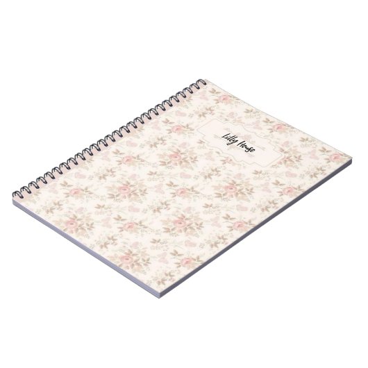 Carnet floral (Côté gauche)