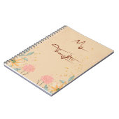 Carnet floral (Côté gauche)