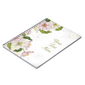 Carnet floral (Côté gauche)