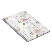 Carnet floral à spirale (Côté Droit)