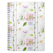 Carnet floral à spirale (Devant)