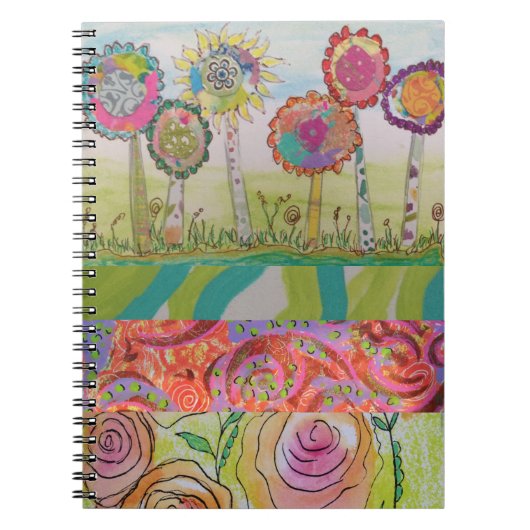 Carnet Floral Abstrait (Devant)