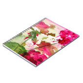 carnet floral aquarelle (Côté gauche)