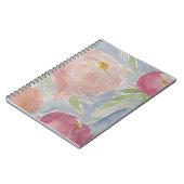 Carnet floral aquarelle (Côté gauche)