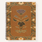 Carnet Floral Art nouveau (Devant)