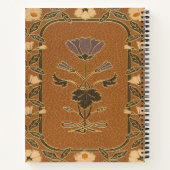 Carnet Floral Art nouveau (Dos)