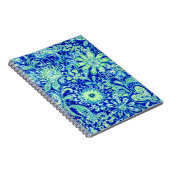 Carnet floral bleu (Côté Droit)
