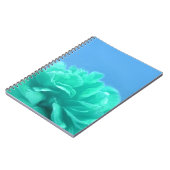 Carnet Floral bleu-vert coloré (Côté gauche)