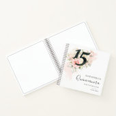 Carnet Floral Bloom 15e anniversaire invité (Intérieur)