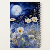 Carnet Floral Blue Moon aquarelle personnalisation Dream  (Verso)