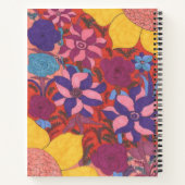 Carnet floral bohème moderne (Dos)