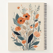 Carnet Floral Boho Abstrait (Dos)
