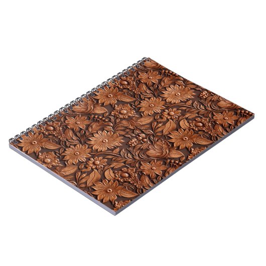 Carnet Floral Boho Brown (Côté gauche)