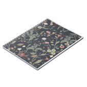 Carnet floral botanique élégant (Côté gauche)