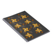 Carnet floral bronze et or (Côté Droit)