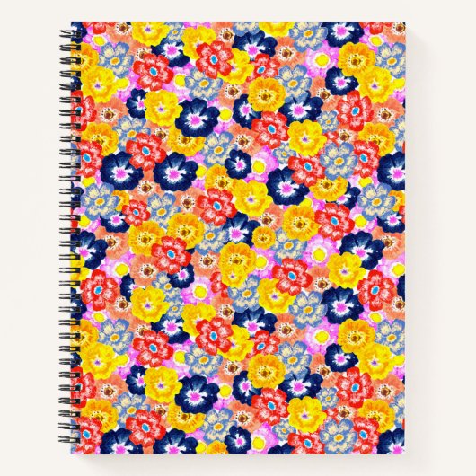 Carnet Floral burst (Devant)