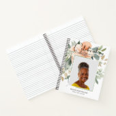 Carnet Floral Celebration of Life Funeral Guest Book (Intérieur)