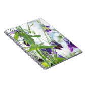 Carnet Floral Colonne Violet (Côté Droit)