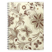 Carnet Floral coloré Motif sans joint (Devant)