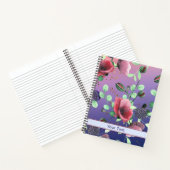 Carnet floral coloré tendance (Intérieur)