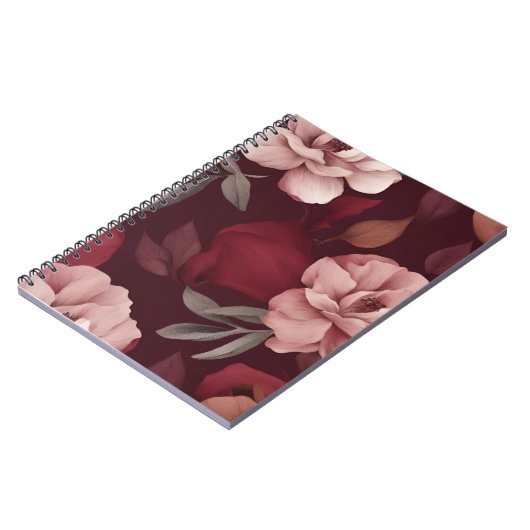 Carnet floral Crimson (Côté gauche)