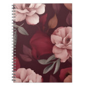 Carnet floral Crimson (Devant)