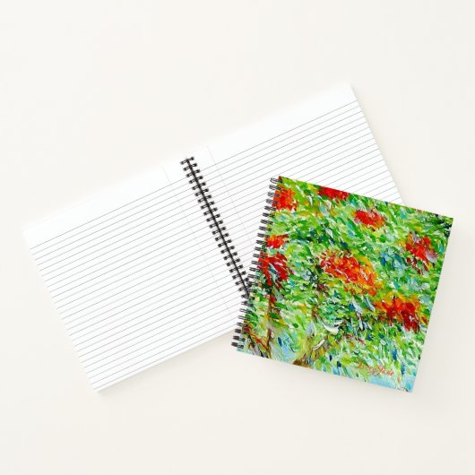 Carnet floral customisé (Intérieur)