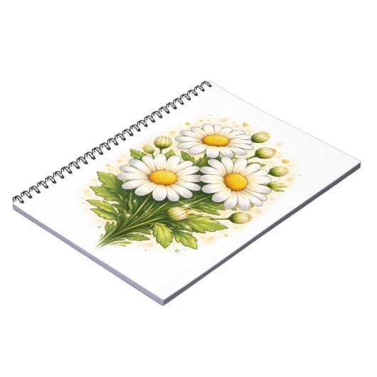 Carnet Floral Daisy Spiral Notebook (Côté gauche)