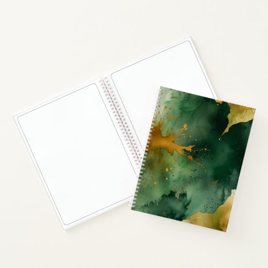 Carnet floral d'aquarelle dynamique (Intérieur)