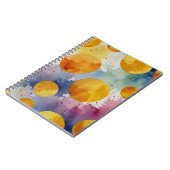 Carnet floral d'aquarelle dynamique (Côté gauche)