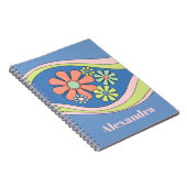Carnet Floral Daydream Retro Flower 60s les années 70 Per (Côté Droit)
