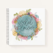 Carnet Floral de couronne fleur sauvage (Devant)