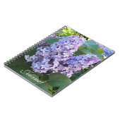 Carnet Floral de Lilac pourpre (Côté gauche)