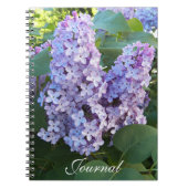 Carnet Floral de Lilac pourpre (Devant)