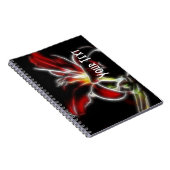 Carnet floral de lys rouges (Côté Droit)