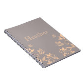 Carnet floral de papillon de corail (Côté Droit)