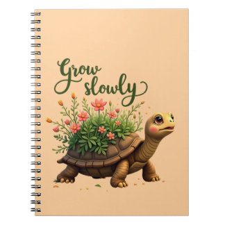 Carnet floral de tortue lunaire - Croissance lente