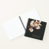 Carnet floral d'élégance foncée (Intérieur)