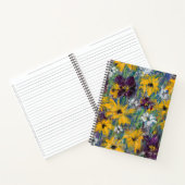 Carnet floral délicieux - blanc (Intérieur)
