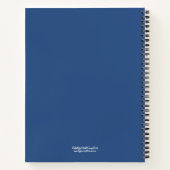Carnet floral délicieux - blanc (Dos)