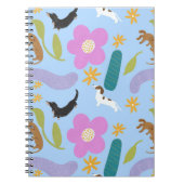 Carnet floral Doxie #1 (Devant)