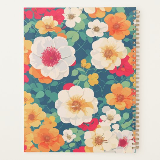 Carnet floral dynamique (Dos)