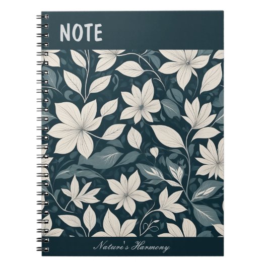 Carnet Floral Elegance (Devant)